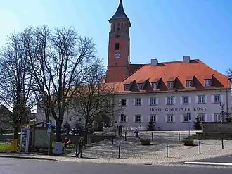 Das Ortszentrum von Floss