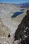 Der Pacific Crest Trail am Forester-Pass Richtung Süden