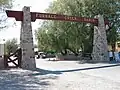 Eingangstor zur Furnace Creek Ranch