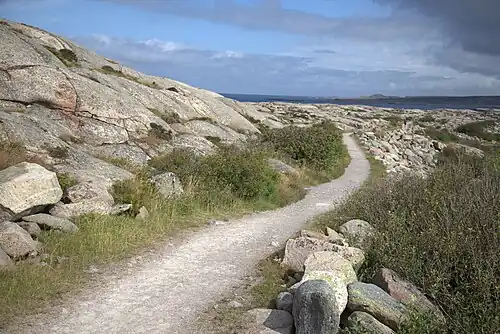 Wanderweg auf Sandön