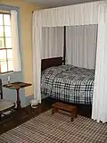 Schlafzimmer in einem Bauernhaus.