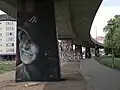 Graffiti am Parkring(*)