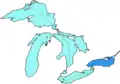 Ontariosee, dunkelblau
