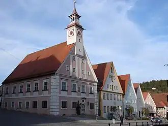 Der Marktplatz von Greding