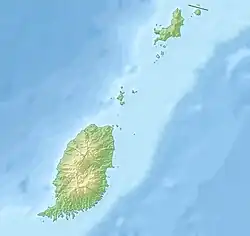 Lagekarte von Grenada