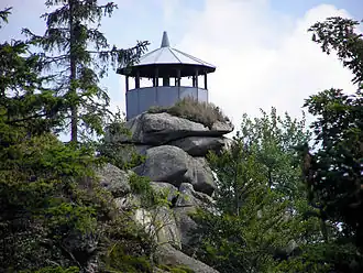 Großer Waldstein, Aussichtspavillon Schüssel
