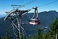 Eine Skyride-Gondel