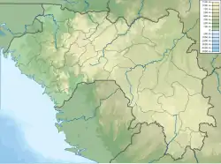 Lagekarte von Guinea