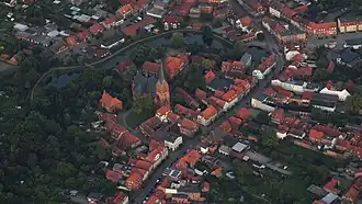 Luftbild von Hagenow (2014)