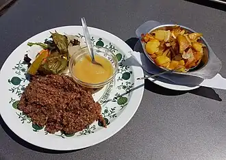 Knipp angebraten mit Bratkartoffeln