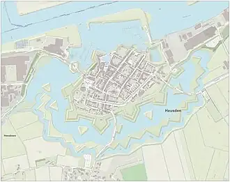 Plan des Festungsstädtchens