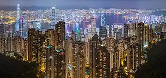 Hongkong bei Nacht