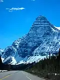 Mount Chephren (3266 m) vom Icefields Parkway