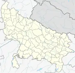 Lagekarte des indischen Bundesstaates Uttar Pradesh