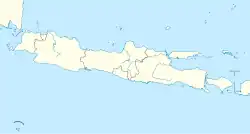 Lagekarte von Jawa, Indonesien
