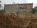 Eine der Infotafeln