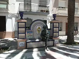 In der Fußgängerzone "Paseo de las palmeras"