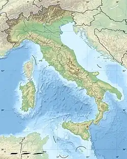 Lagekarte von Italien
