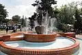 Springbrunnen an der Promenade