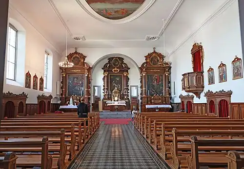 Innenraum der Kirche St. Anna