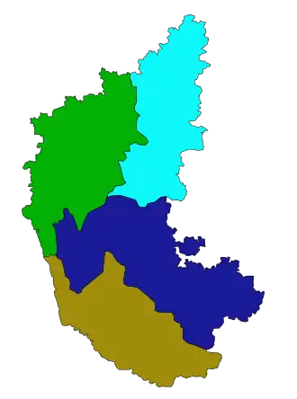 Die Distrikte Karnatakas