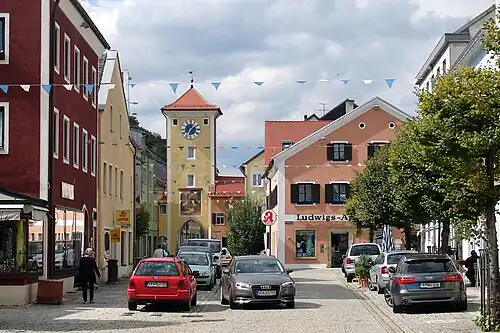 Blick zum Mittertor