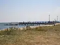 Seebrücke vom Strand