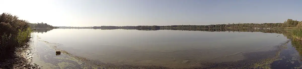 Der Knappensee - Restloch des ältesten Tagebaus Werminghoff I