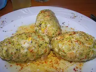 Kräuternocken mit brauner Butter