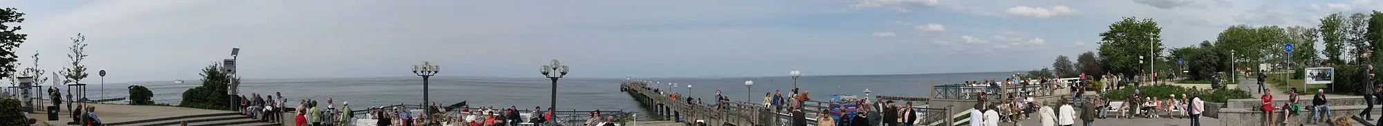 Panorama an der Seebrücke in Kühlungsborn