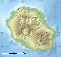 Lagekarte von Réunion