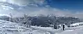 Blick auf den Ort vom Skihang