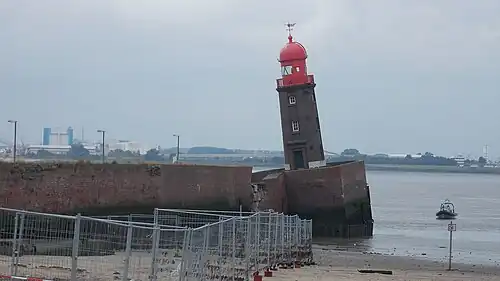Leuchtfeuer Geestemündung-Nord am 18.08.2022