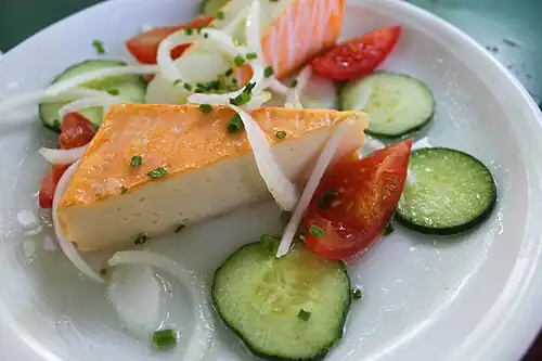 "Backstakäs" (Limburger) mit Musik