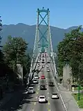 Der BC-99 führt über die Lions Gate Bridge