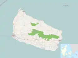 Lagekarte von Bornholm, Dänemark
