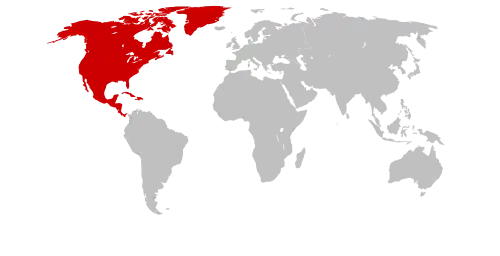 Lagekarte von Nordamerika