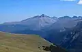 Der Longs Peak von der Trail Ridge Road aus gesehen