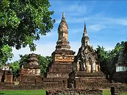 „Lotusknospen-Chedi“ im Wat Chedi Chet Thaeo