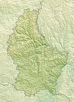 Lagekarte von Luxemburg