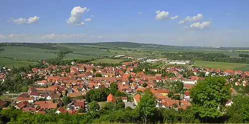 Mühlberg, Blick von der Mühlburg