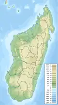 Lagekarte von Madagaskar