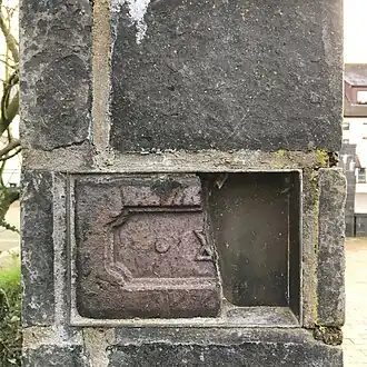 Mahnmal am Standort der ehemaligen Synagoge