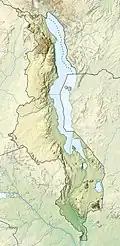 Lagekarte von Malawi