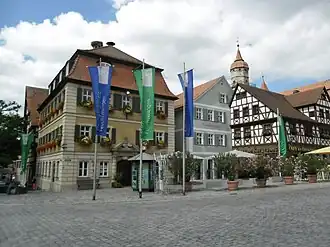 Der Marktplatz von Feuchtwangen