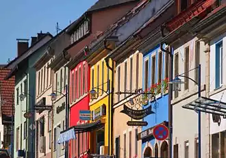 Häuserfront am Marktplatz