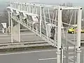 Mautbrücke mit Messgeräten und Fahrzeugerfassung zur Mautkontrolle