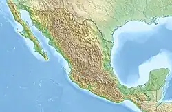Lagekarte von Mexiko