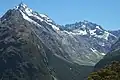 Der Mount Christina (links) am Lake Marian