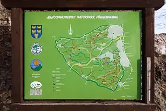 Infotafel Naturpark Föhrenberge